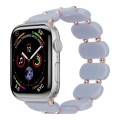 For Apple Watch Series 5 40mm Stretch Resin Watch Band(Blue Ocean)