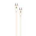 TOTU CB-6-CC 60W USB-C / Type-C to Type-C Silicone Data Cable, Length: 1m(Beige)