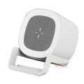 L28 4 in 1 15W Wireless Charging Atmosphere Night Light Bluetooth Speaker(White)