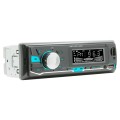 D3162 Car Colorful Lights MP3 Player Supports Voice Assistant / FM(Black)