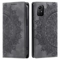 For Xiaomi Redmi Note 12S 4G Global Totem Embossed Magnetic Leather Phone Case(Grey)