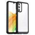 For Samsung Galaxy A25 5G Colorful Series Acrylic Hybrid TPU Phone Case(Black)