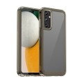 For Samsung Galaxy A05s Colorful Series Acrylic Hybrid TPU Phone Case(Transparent Grey)