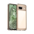 For Google Pixel 8a Colorful Series Acrylic Hybrid TPU Phone Case(Transparent Grey)