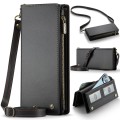CaseMe ME10 Universal Wallet Phone Case with Lanyard(Black)