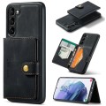 For Samsung Galaxy S24 5G JEEHOOD J01 Retro Magnetic Detachable Wallet Phone Case(Black)