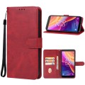 For TCL 501 Leather Phone Case(Red)