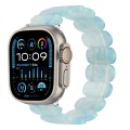 For Apple Watch Ultra 2 49mm Stretch Rope Resin Watch Band(Ice Green)