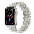 For Apple Watch Series 2 42mm Stretch Rope Resin Watch Band(Earth Cracks)