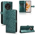 For OPPO A3 Pro 5G Honeycomb Dot Texture Leather Phone Case(Green)