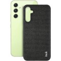 For Samsung Galaxy A34 5G imak Ruiyi Series Cloth Texture PU + PC Phone Case(Black)
