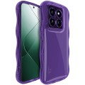 For Xiaomi 14 Pro 5G IMAK Wave Bubble Soft Shockproof Phone Case(Purple)