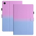 For Samsung Galaxy Tab A9+ Stitching Gradient Smart Leather Tablet Case(Purple Blue)