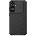 For Samsung Galaxy S24+ 5G NILLKIN Black Mirror Pro Series Camshield PC Phone Case(Black)