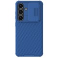 For Samsung Galaxy S24 5G NILLKIN Black Mirror Pro Series Camshield PC Phone Case(Blue)