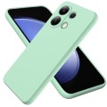 For Xiaomi Redmi Note 13 4G Solid Color Liquid Silicone Dropproof Full Coverage Phone Case(Green)