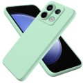 For Xiaomi Poco X6 5G Solid Color Liquid Silicone Dropproof Full Coverage Phone Case(Green)
