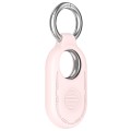 For Samsung Galaxy SmartTag 2 Location Tracker Portable Silicone Protective Case(Light Pink)