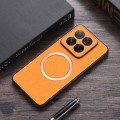 For Xiaomi 14 Pro CD Magnetic Cloth Texture PU Phone Case(Orange)