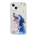 For iPhone 13 Cartoon Animal Graffiti PC + TPU Phone Case(Border Collie)