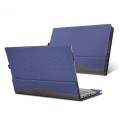 For Lenovo ThinkPad E15 Gen 2 Laptop Leather Anti-Fall Protective Case(Dark Blue)