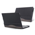 For Lenovo V14 G2 ALC / ITL / IJL Laptop Leather Anti-Fall Protective Case(Black)