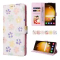 For Samsung Galaxy S24 Ultra 5G Bronzing Painting RFID Leather Case(Bloosoming Flower)