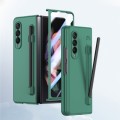 For Samsung Galaxy Z Fold3 Integrated Skin Feel PC Phone Case with Pen / Pen Box(Green)