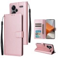 For Xiaomi Redmi Note 13 Pro+ Multifunctional Horizontal Flip Leather Phone Case with Three Card Slo