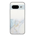 For Google Pixel 8 Hollow Marble Pattern TPU Phone Case(Grey)