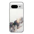 For Google Pixel 8 Hollow Marble Pattern TPU Phone Case(Black)