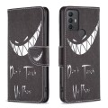 For TCL 305 / 306 / 30 SE Colored Drawing Pattern Leather Phone Case(Smirk)