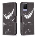 For TCL 405 Colored Drawing Pattern Leather Phone Case(Smirk)