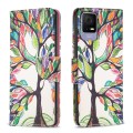 For TCL 405 Colored Drawing Pattern Leather Phone Case(Tree Life)