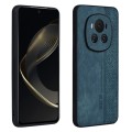 For Honor Magic6 AZNS 3D Embossed Skin Feel Phone Case(Dark Green)