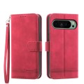 For Google Pixel 9 Dierfeng Dream Line TPU + PU Leather Phone Case(Red)