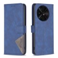 For TCL 50 XE/50 XL 5G Magnetic Buckle Rhombus Texture Leather Phone Case(Blue)