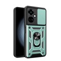 For Tecno Camon 19/19 Pro 5G Sliding Camera Cover Design TPU+PC Phone Case(Green)