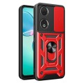 For Honor 90 5G Sliding Camera Cover Design TPU+PC Phone Case(Red)