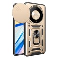 For Honor X9b Sliding Camera Cover Design TPU+PC Phone Case(Gold)