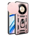For Honor X9b Sliding Camera Cover Design TPU+PC Phone Case(Rose Gold)