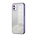 For Samsung Galaxy A05 Gradient Glitter Powder Electroplated Phone Case(Purple)