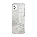 For Samsung Galaxy A05 Gradient Glitter Powder Electroplated Phone Case(Transparent)