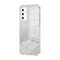 For Samsung Galaxy A05s Gradient Glitter Powder Electroplated Phone Case(Transparent)