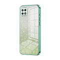 For Samsung Galaxy A22 5G / A22s Gradient Glitter Powder Electroplated Phone Case(Green)