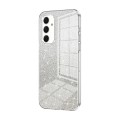 For Samsung Galaxy A54 5G Gradient Glitter Powder Electroplated Phone Case(Transparent)