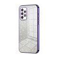 For Samsung Galaxy A72 4G / 5G Gradient Glitter Powder Electroplated Phone Case(Purple)