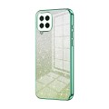 For Samsung Galaxy M53 5G Gradient Glitter Powder Electroplated Phone Case(Green)