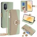 For Huawei nova 8 Crossbody Litchi Texture Leather Phone Case(Green)