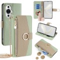 For Huawei nova 11 4G Crossbody Litchi Texture Leather Phone Case(Green)